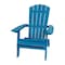 Flash Furniture All-Weather Folding Adirondack Chair in Blue JJ-C14505-BLU-GG - alternate 6